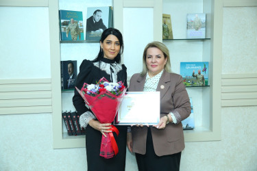 5 Oktyabr – “Beynəlxalq Müəllimlər Günü”  münasibətilə dövlət ümumi təhsil müəssisələrində çalışan təhsilverənlərin sertifikatlaşdırılması imtahanlarında yüksək nəticə göstərən müəllimlərlə görüş