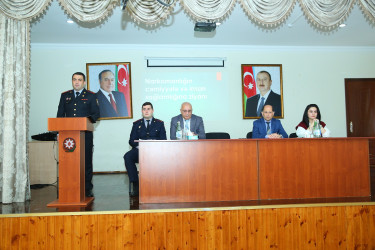 03 dekabr 2025-ci il tarixində 248 № li tam  orta məktəbdə "Narkotiksiz gələcək naminə!” mövzusunda növbəti maarifləndirici tədbir