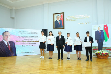 Ümummilli lider Heydər Əliyevin anadan olmasının 100 illik yubileyinə həsr olunmuş “Heydər Əliyev və Azərbaycan tarixi” mövzusunda esse-yazı müsabiqəsinin rayon mərhələsinin yekunlarına həsr olunmuş elmi-praktik konfrans