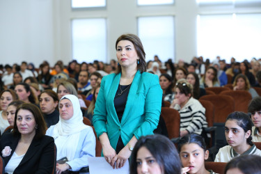 23 oktyabr 2025-ci il tarixində “Konstitusiya və Suverenlik İli” çərçivəsində Binəqədi rayonu 335 № li tam orta məktəbdə çətin həyat şəraitində olan yetkinlik yaşına çatmayanlar üçün sosial reabilitasiya və cəmiyyətə inteqrasiyası ilə bağlı tədbirlərin gücləndirilməsi, onlara tibbi və psixolojin dəstəyin göstərilməsi məqsədilə “Sən tək deyilsən!” mövzusunda maarifləndirici tədbir