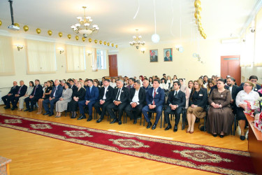 24 oktyabr 2025-ci iil tarixində General Əlağa Şıxlinski adına 135 nömrəli məktəbin 55 illik yubileyi münasibətilə tədbir