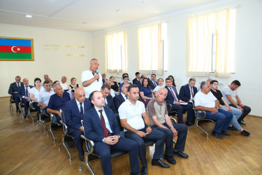 24 iyul 2025-ci il tarixində Binəqədi Rayon İcra Hakimiyyətinin başçısı Elxan Allahverdiyevin M.Ə.Rəsulzadə qəsəbəsinin sakinləri ilə səyyar qəbulu