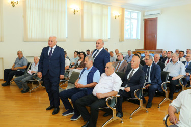 09 iyul 2026-cı il tarixində Binəqədi Rayon İcra Hakimiyyətinin başçısı Elxan Allahverdiyevin 8-ci mikrorayon sakinləri ilə səyyar qəbulu