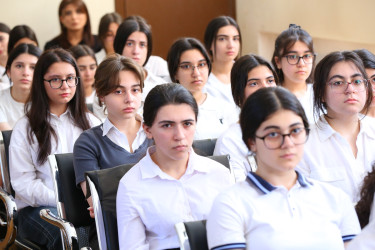 08 may 2025-ci il tarixdə 246 nömrəli məktəb-liseydə "Narkotiksiz gələcək naminə” mövzusunda görüş