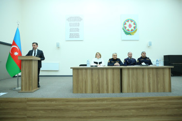 17 dekabr 2025-ci il tarixdə 313 № li tam orta məktəbdə "Narkotiksiz gələcək naminə” mövzusunda maarifləndirici görüş