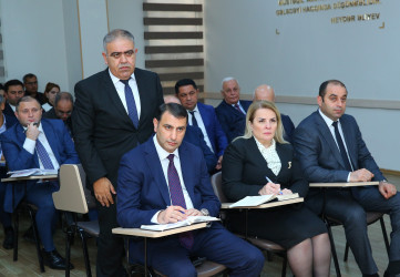 04 noyabr 2025-ci il tarixində Binəqədi Rayon İcra Hakimiyyətinin başçısı Elxan Allahverdiyevin 7-ci mikrorayon sakinləri ilə səyyar qəbulu