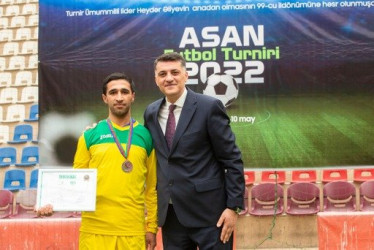 Ümumilli Lider Heydər Əliyevin anadan olmasının 99-cu ildönümü ilə əlaqədar "ASAN xidmət" əməkdaşları arasında mini futbol turniri keçirildi.