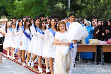 14 iyun 2025-ci il tarixində 2024-2025-ci tədris ilinin başa çatması münasibətilə Binəqədi rayonunun orta ümumtəhsil müəssisələrində “Son zəng” tədbirləri