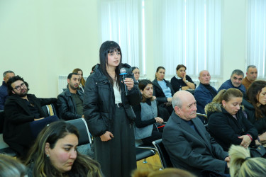 04 dekabr 2025-ci il tarixində Binəqədi Rayon İcra Hakimiyyətinin başçısı Elxan Allahverdiyevin Binəqədi qəsəbə sakinləri ilə səyyar qəbulu