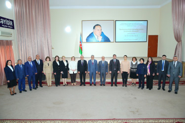 Ümummilli Lideri Heydər Əliyevin anadan olmasının 100 illik yubileyinə həsr olunmuş “Azərbaycanın dövlət müstəqilliyi əbədidir, sarsılmazdır, dönməzdir!” mövzusunda konfrans