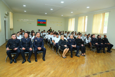 115 saylı tam orta məktəbdə "Narkotiksiz gələcək naminə!” mövzusunda maarifləndirici tədbir