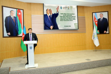 30.10.2024-cü il tarixində “Heydər Əliyev irsinin öyrənilməsi” mövzusunda tədbir