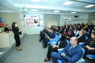 22 dekabr 2025-ci il tarixində “Dövlət qulluqçularının etik davranış qaydaları və onların fəaliyyətində insan hüquqları aspekti” mövzusunda məlumat sessiyası