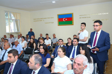 24 iyul 2025-ci il tarixində Binəqədi Rayon İcra Hakimiyyətinin başçısı Elxan Allahverdiyevin M.Ə.Rəsulzadə qəsəbəsinin sakinləri ilə səyyar qəbulu