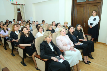 03 iyun 2025-ci il tarixində Arif Məlikov adına 11 nömrəli Onbirillik Musiqi məktəbinin şagirdlərinin yekun hesabat konserti