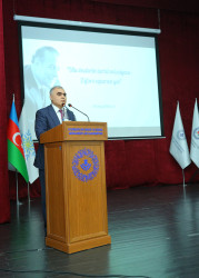 06 aprel 2026-cı il tarixində YAP Binəqədi rayon təşkilatı Ümummilli lider Heydər Əliyevin anadan olmasının 103-cü ildönümünə həsr olunmuş “Ulu öndərin tarixi missiyası – zəfərə aparan yol” adlı tədbir