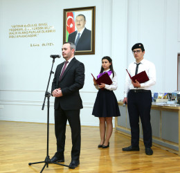 Binəqədi rayonunda Beynəlxalq Ana Dili Gününə həsr olunmuş “Ana dilim, doğma dilim” adlı tədbir