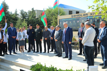 Vətən müharibəsi şəhidləri - Əli Nadir oğlu Bayramov və Ayhan Akif oğlu Haqverdiyevin şəhadətlərinin ikinci ildönümü münasibətilə anım mərasimi