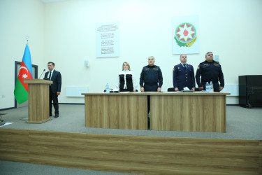 17 dekabr 2025-ci il tarixdə 313 № li tam orta məktəbdə "Narkotiksiz gələcək naminə” mövzusunda maarifləndirici görüş