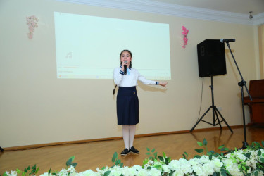 24 oktyabr 2025-ci iil tarixində General Əlağa Şıxlinski adına 135 nömrəli məktəbin 55 illik yubileyi münasibətilə tədbir