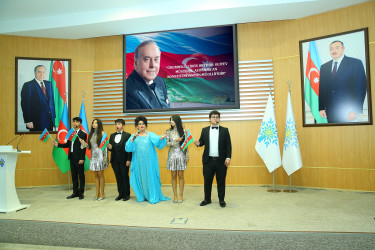 08 may 2025-ci il tarixində  “Konstitusiya və Suverenlik İli” çərçivəsində ümummilli lider Heydər Əliyevin anadan olmasının 102-ci ildönümünə həsr olunmuş “Ümummilli Lider Heydər Əliyev müstəqil Azərbaycan Konstitusiyasının müəllifidir” adlı tədbir
