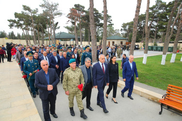 Vətən müharibəsi şəhidi, baş leytenant Elçin Əvəz oğlu Əzizovun şəhadətinin ikinci ildönümü münasibətilə anım mərasimi