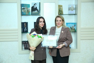 5 Oktyabr – “Beynəlxalq Müəllimlər Günü”  münasibətilə dövlət ümumi təhsil müəssisələrində çalışan təhsilverənlərin sertifikatlaşdırılması imtahanlarında yüksək nəticə göstərən müəllimlərlə görüş