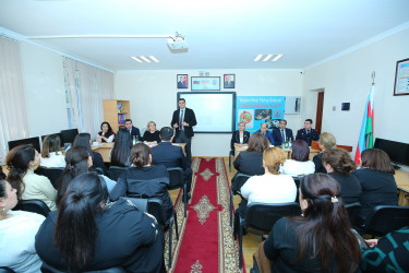 16 yanvar 2026-cı il tarixində Binəqədi rayonu 283 № li tam orta məktəbdə valideynlərin iştirakı ilə “Narkomanlığa qarşı mübarizədə ailələrin rolu” mövzusunda maarifləndirici görüş