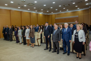 19 noyabr 2025-ci il tarixində Yeni Azərbaycan Partiyasının təsis edilməsinin 33-cü ildönümünə həsr olunmuş “Yeni Azərbaycan Partiyası: Heydər Əliyev dühası və siyasi varislik” mövzusunda tədbir