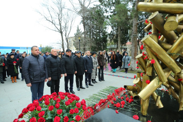 19 yanvar 2026-cı il tarixində 20 Yanvar faciəsinin 36-cı ildönümü ilə əlaqədar Biləcəri qəsəbəsində yerləşən 20 Yanvar şəhidlərinin xatirəsinə inşa olunmuş parkda ucaldılmış “Güllə yağışı” abidəsinin rayon ictimaiyyəti tərəfindən ziyarəti
