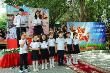 14 iyun 2025-ci il tarixində 2024-2025-ci tədris ilinin başa çatması münasibətilə Binəqədi rayonunun orta ümumtəhsil müəssisələrində “Son zəng” tədbirləri