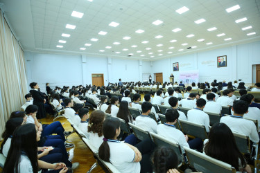 08 dekabr 2025-ci il tarixində 300 № li tam orta məktəbdə “Gələcəyimizi şiddət və asılılıqdan qoruyaq!” mövzusunda maarifləndirici tədbir