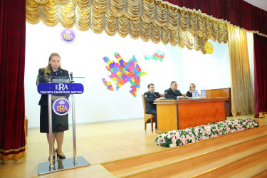 12 noyabr 2025-ci il tarixində “Era” tam orta ümumtəhsil məktəbində "Narkotiksiz gələcək naminə” mövzusunda görüş