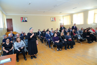 23 sentyabr 2025-ci il tarixində Binəqədi Rayon İcra Hakimiyyətinin başçısı Elxan Allahverdiyevin 9-cu mikrorayon sakinləri ilə səyyar qəbulu