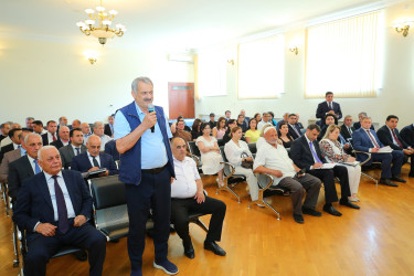 09 iyul 2026-cı il tarixində Binəqədi Rayon İcra Hakimiyyətinin başçısı Elxan Allahverdiyevin 8-ci mikrorayon sakinləri ilə səyyar qəbulu
