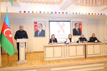 Binəqədi rayonu 205 nömrəli tam orta məktəbdə "Narkotiksiz gələcək naminə!” mövzusunda növbəti maarifləndirici tədbir 01.11.2024