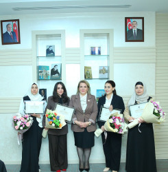 5 Oktyabr – “Beynəlxalq Müəllimlər Günü”  münasibətilə dövlət ümumi təhsil müəssisələrində çalışan təhsilverənlərin sertifikatlaşdırılması imtahanlarında yüksək nəticə göstərən müəllimlərlə görüş