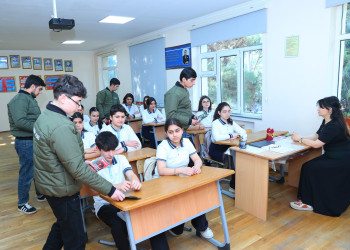 16 yanvar 2026-cı il tarixində Binəqədi rayonu 283 № li tam orta məktəbdə valideynlərin iştirakı ilə “Narkomanlığa qarşı mübarizədə ailələrin rolu” mövzusunda maarifləndirici görüş