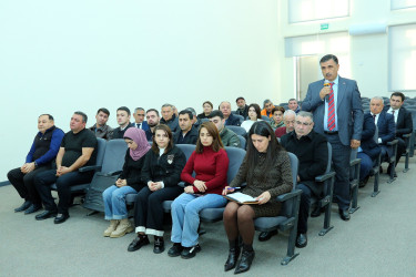 08 yanvar 2026-cı il tarixində Binəqədi Rayon İcra Hakimiyyətinin başçısı Elxan Allahverdiyevin Xocəsən qəsəbə sakinləri ilə səyyar qəbulu