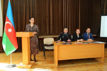 27 noyabr 2025-ci il tarixində 144 № li tam orta məktəbdə "Narkotiksiz gələcək naminə!” mövzusunda növbəti maarifləndirici tədbir