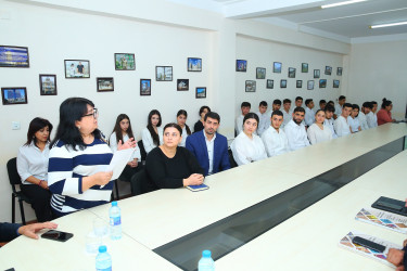 Bakı Turizm Peşə Məktəbində "Narkotiksiz gələcək naminə!” mövzusunda növbəti maarifləndirici  tədbir