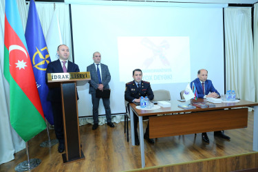 09 dekabr 2025-ci il tarixində “İdrak” liseyində "Narkotiksiz gələcək naminə!” mövzusunda növbəti maarifləndirici tədbir