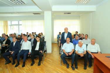 24 iyun 2025-ci il tarixində Binəqədi Rayon İcra Hakimiyyətinin başçısı Elxan Allahverdiyevin M.Ə.Rəsulzadə qəsəbəsinin sakinləri ilə səyyar qəbulu