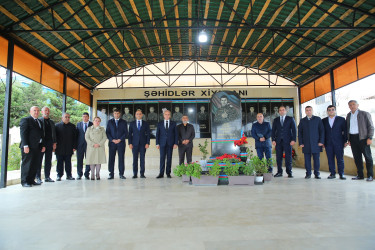 27 sentyabr 2025-ci il tarixində 27 Sentyabr - Anım Gününün beşinci ildönümünün qeyd olunması ilə əlaqədar  II Fəxri Xiyaban, Xocəsən, Biləcəri və Binəqədi qəsəbələrində yerləşən Vətən müharibəsi Şəhidlərinin Xiyaban Komplekslərinin ziyarəti