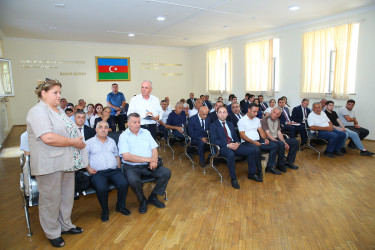 24 iyul 2025-ci il tarixində Binəqədi Rayon İcra Hakimiyyətinin başçısı Elxan Allahverdiyevin M.Ə.Rəsulzadə qəsəbəsinin sakinləri ilə səyyar qəbulu