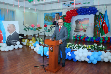 31 oktyabr 2025-ci il tarixində Binəqədi rayonu Rüstəm Əliyev adına 3 nömrəli tam orta məktəbdə “Konstitusiya və Suverenlik İli” çərçivəsində “Zəfər, Bayraq və Konstitusiya” adlı tədbir