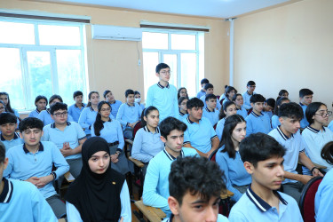 19 dekabr 2025-ci il tarixində 314 № li tam orta məktəbdə "Narkotiksiz gələcək naminə” mövzusunda maarifləndirici görüş