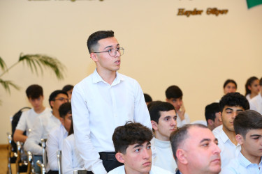 Binəqədi rayonu 205 nömrəli tam orta məktəbdə "Narkotiksiz gələcək naminə!” mövzusunda növbəti maarifləndirici tədbir 01.11.2024
