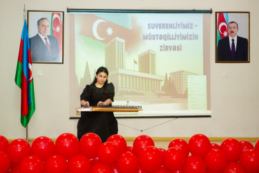 20 may 2025-ci il tarixində 83 nömrəli məktəb-liseyin birgə təşkilatçılığı ilə "Konstitusiya və Suverenlik ili"nə həsr edilmiş "Suverenliyimiz-Müstəqilliyimizin zirvəsi" adlı tədbir