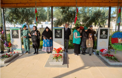8 Noyabr- “Zəfər Günü”nün beşinci ildönümü ilə əlaqədar Binəqədi rayonunda şəhidlərimizin əziz xatirəsinin yad edilməsi